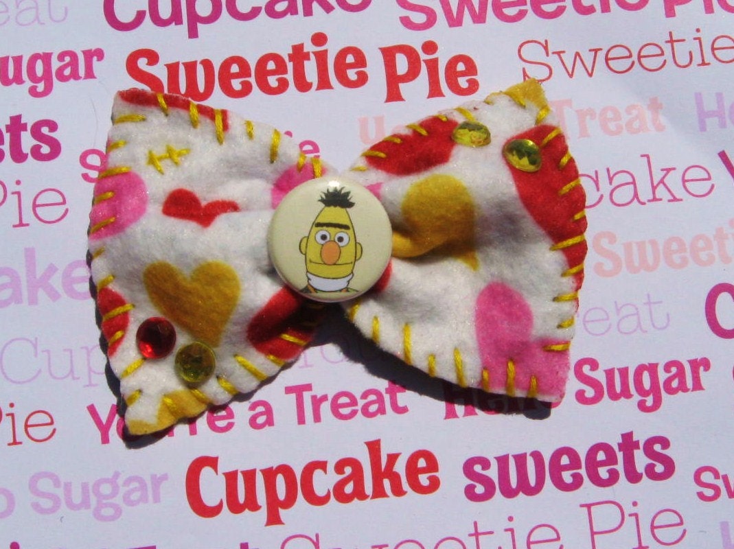 Heart Felt Hair Bow Clip