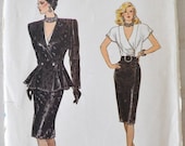 vintage Vogue pattern---Vogue 9683--sizes 6, 8 and 10