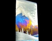 ON SALE MOUNTAIN Landscape Scene. One of a Kind Money Clip by The Rave N Iron