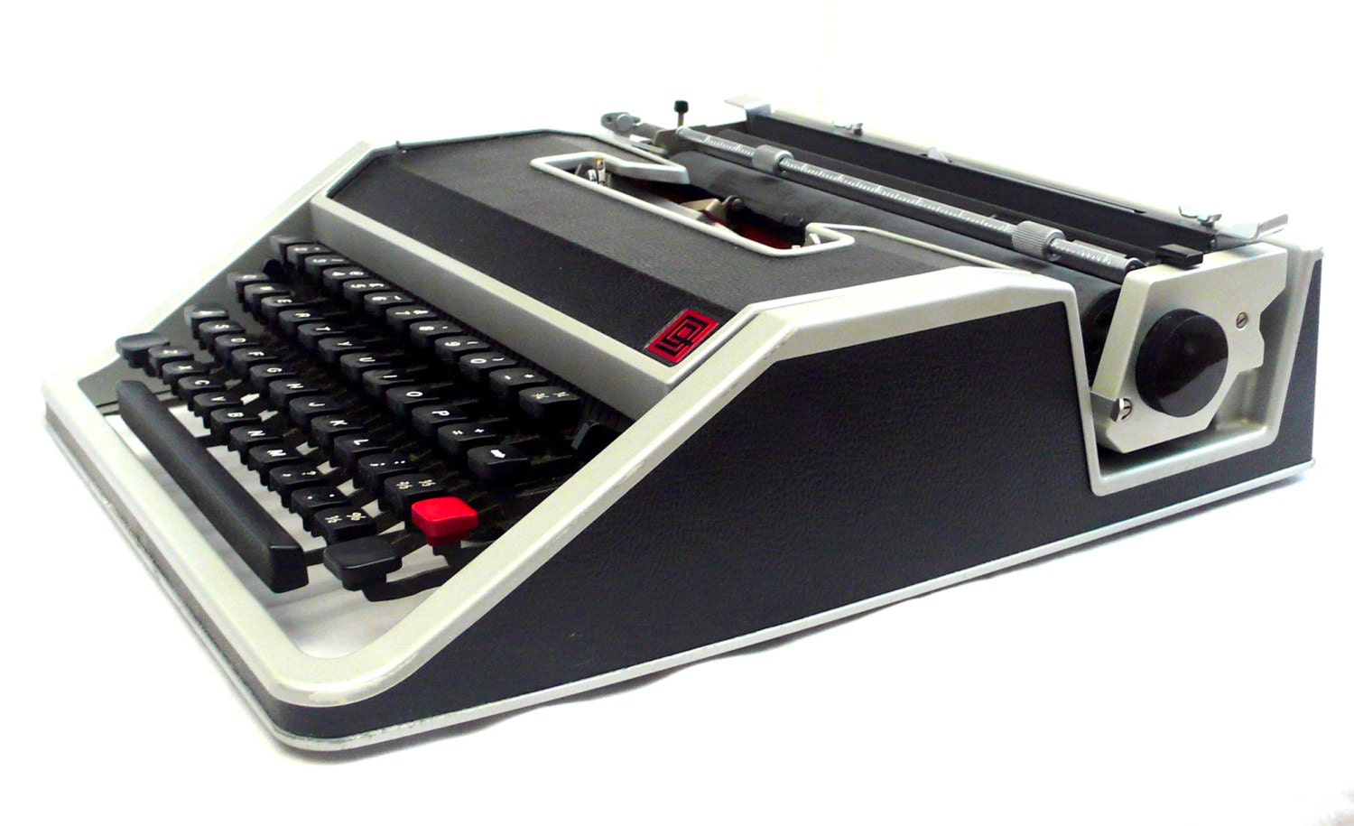 Designer Vintage Retro OLIVETTI Lettera DL Manufactured Barcelona Spain with Case