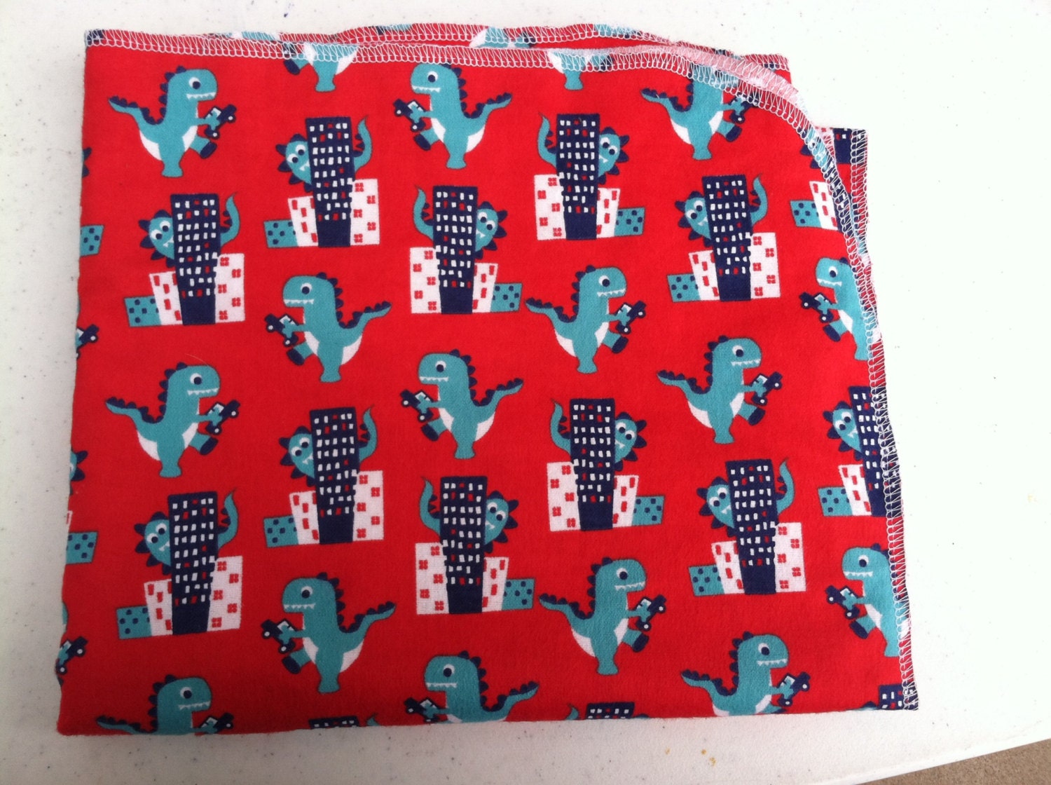 Monster Receiving blanket flannel extra large
