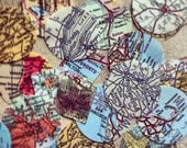 Personalized maps ONLY - Add two maps to the Square or Oval beveled glass locket