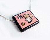 Pink Squirrel Necklace