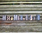 CUSTOM ORDER for Erin, rinnywee - Vintage Letterpress