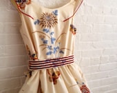 butterflies in neutral...custom Tea Dress