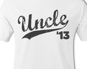 Customized uncle '13 pregnancy announcement Tshirt