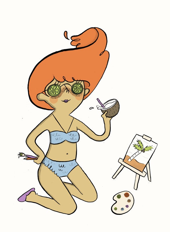 Rum Babe No. 1 Print