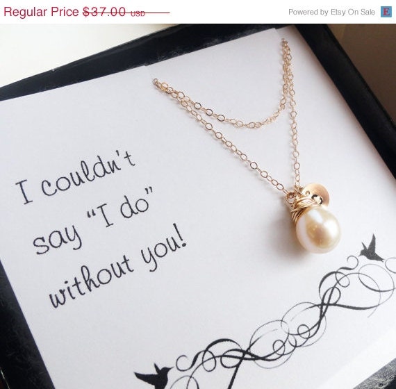 ON SALE Be my Bridesmaid card with necklace, personalized bridesmaid card, bridesmaid gifts, Bridesmaid invitation, maid of honor, be my br