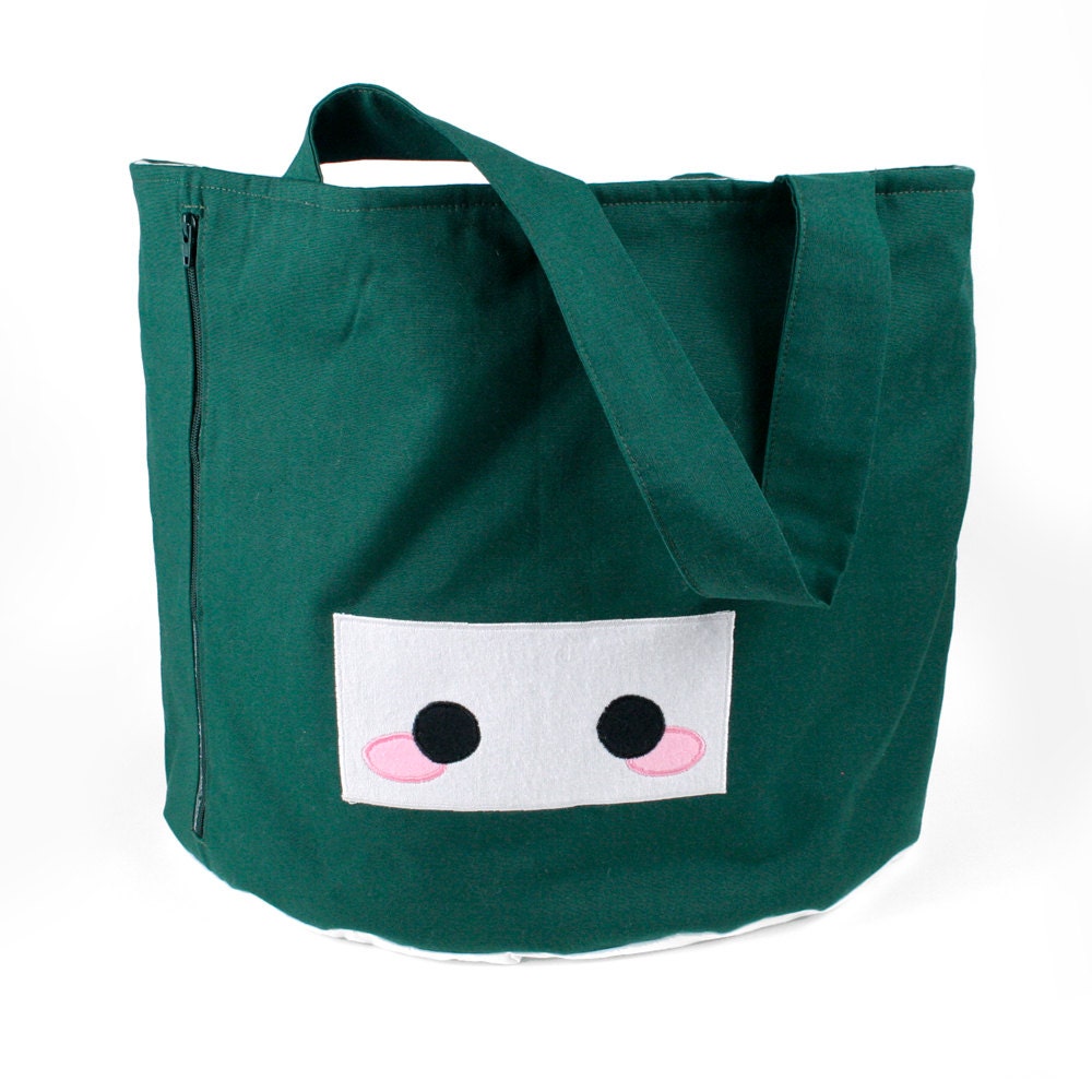 Gunkan Sushi Bucket Bag with Zipper