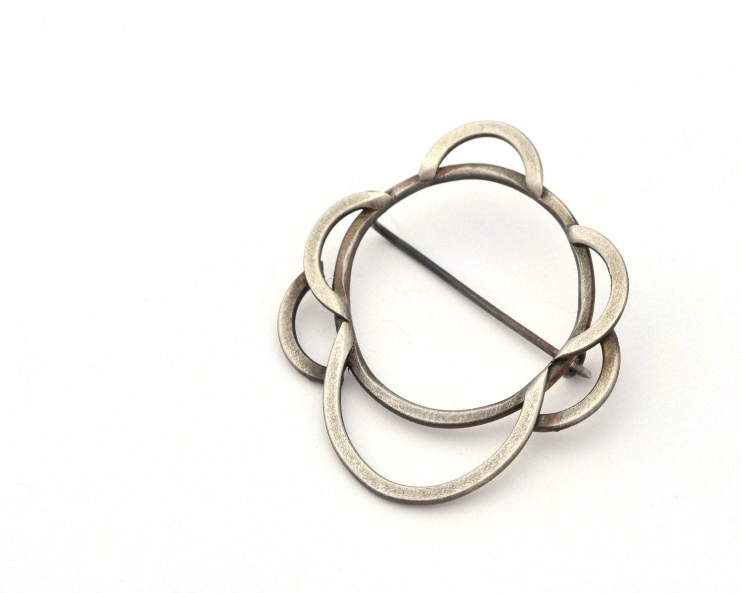 Sterling Silver Brooch, Abstract Flower Brooch, Silver Jewelry, Handmade Jewelry, Silver Brooch