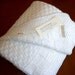 Pristine white blanket, Baby Blanket, Christening / Baptism Blanket, soft, cozy, cuddly blanket, Baby Throw