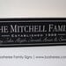 Personalized Family Name Sign Custom Wood Plaque with Established Date - Perfect Wedding Gift Idea - ETS-86