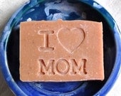 Orange Vanilla Dreamsicle Soap - I Heart MOM Soap - Handmade Soap - Cold Process Soap - Vegan Soap