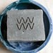 Dead Sea Mud Shampoo Bar for Oily Hair Types - Hand Stamped - SLS free - Palm oil free
