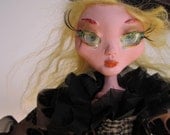 REAGIN a pick-pocket PIXIE, OOAK paper clay ball jointed handmade art doll