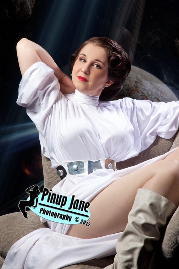 Princess Leia Pinup 8x10 photo, Signed, Limited Edition, Numbered