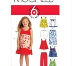 McCall's Pattern M5836 Toddlers'/Children's Tops, Dresses, Shorts and Pants