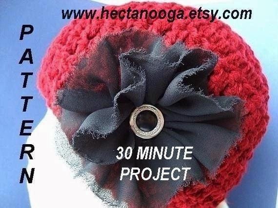 43, Crochet Pattern,  FRENCH CLOCHE, Age 5 to Adult,  also flower instructions, fabric and crochet,  Over 400 patterns in my shop.