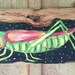 Grasshopper Modern Folk on Reclaimed Wood