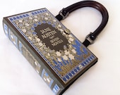 Jane Austen Leatherbound Book Purse - Choose Your Purse Handle