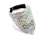 Marigold Floral Bone Neckerchief - Medium