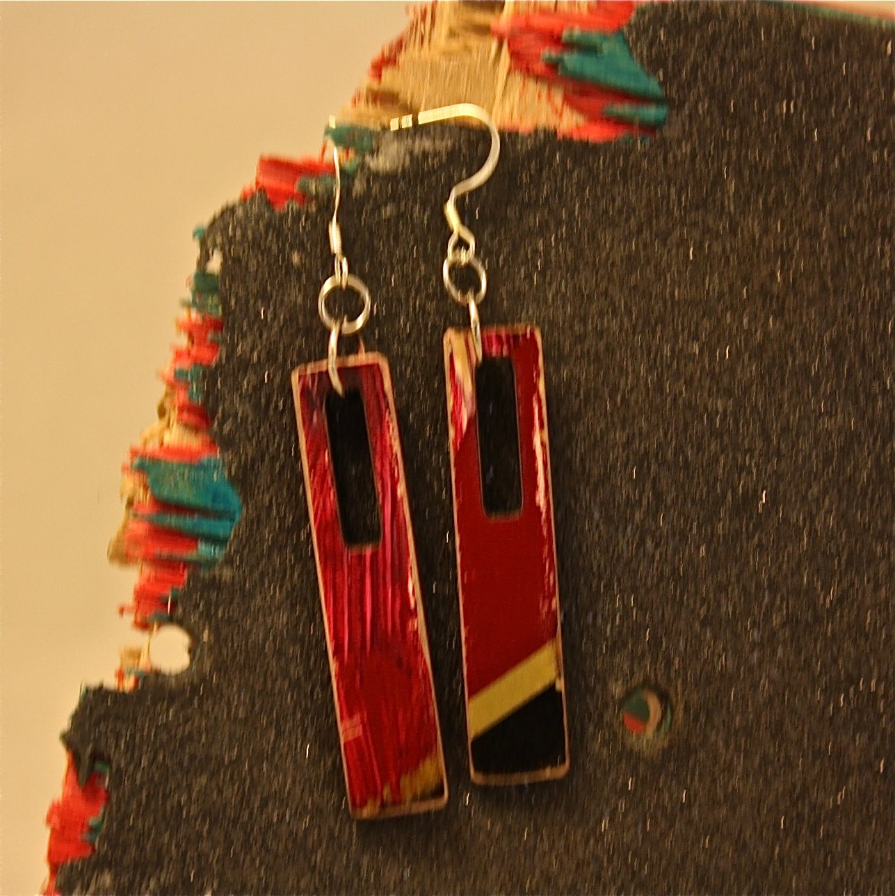 Reclaimed Skateboard Earrings
