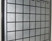 Calendar Days..Magnet Dry Erase Steel Memo Board // housewarming host gift // office decor // organization //  calendar wall decor