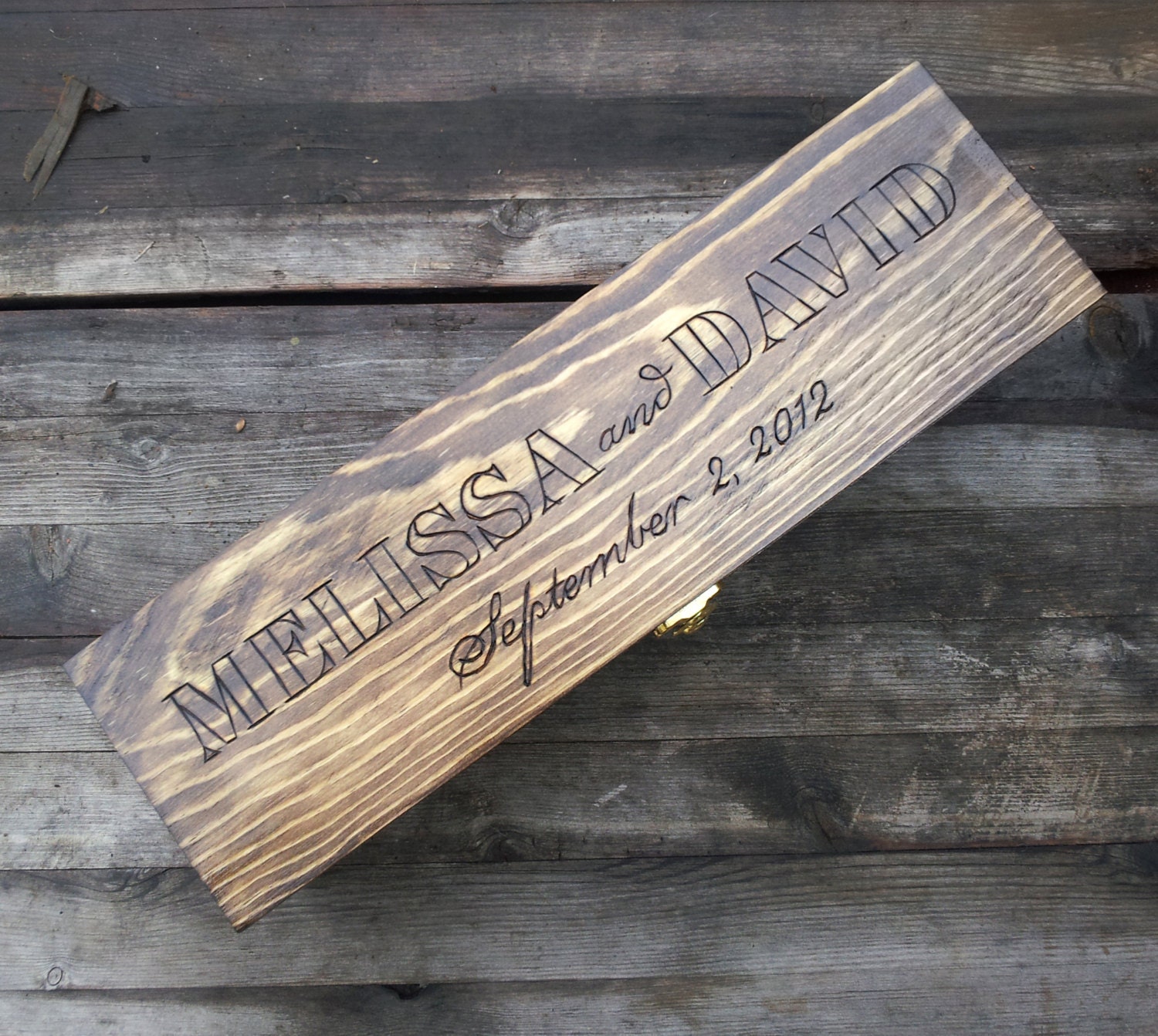 Custom Wedding Wine Box, Memory Box, Time Capsule for Your Wedding Day, Anniversary or any other Special Occasion
