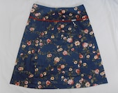 rambling roses...vintage fabric Aline skirt