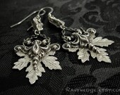 Northern Spirit - Maple Leaf Silver Filigree Earrings
