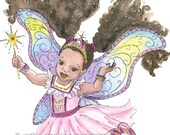 Multicultural Tooth Fairy 8x10 Art Print