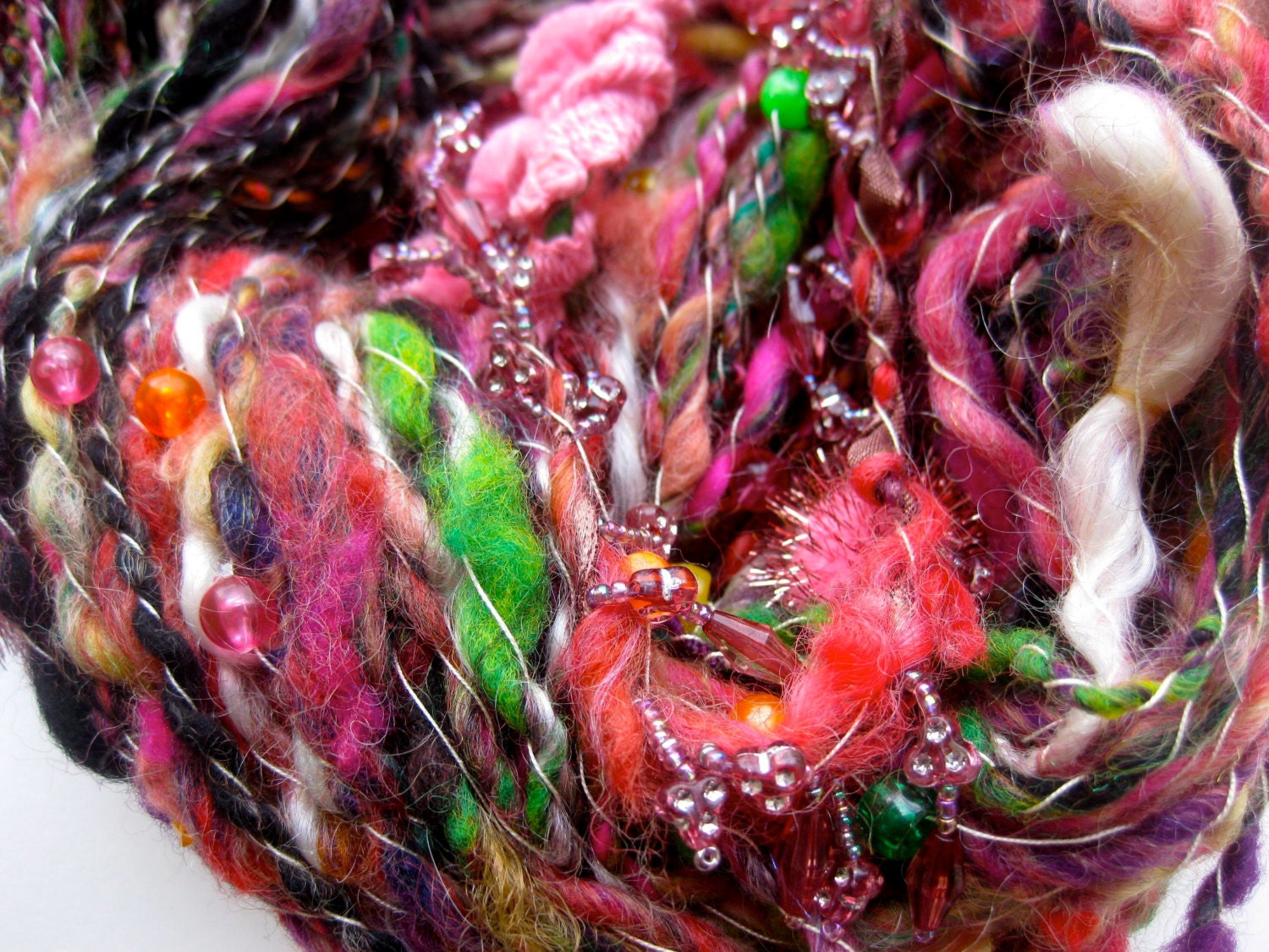 handspun art yarn, Bernadetta Yumi