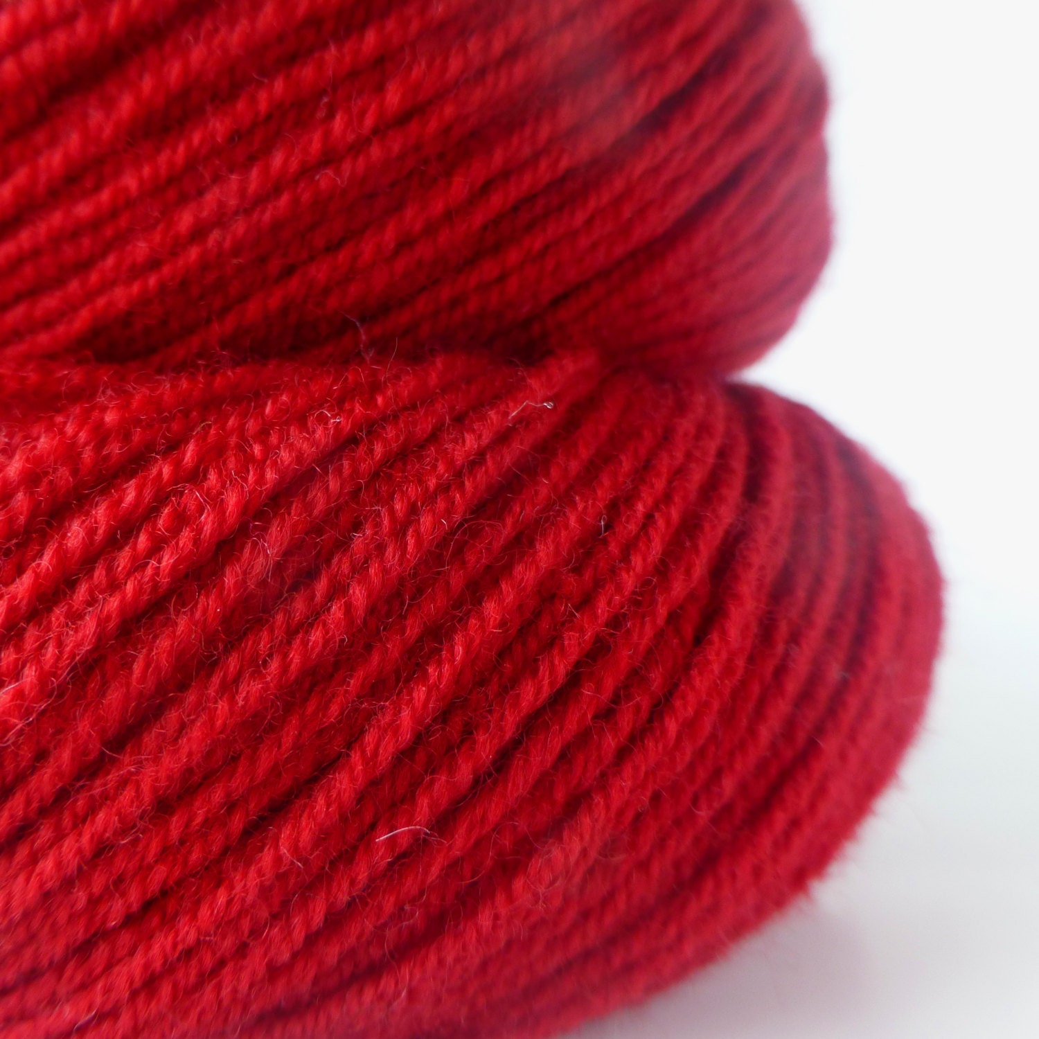 Cherry Bomb Merino Wool Recycled Lace Weight Yarn Lot 180413