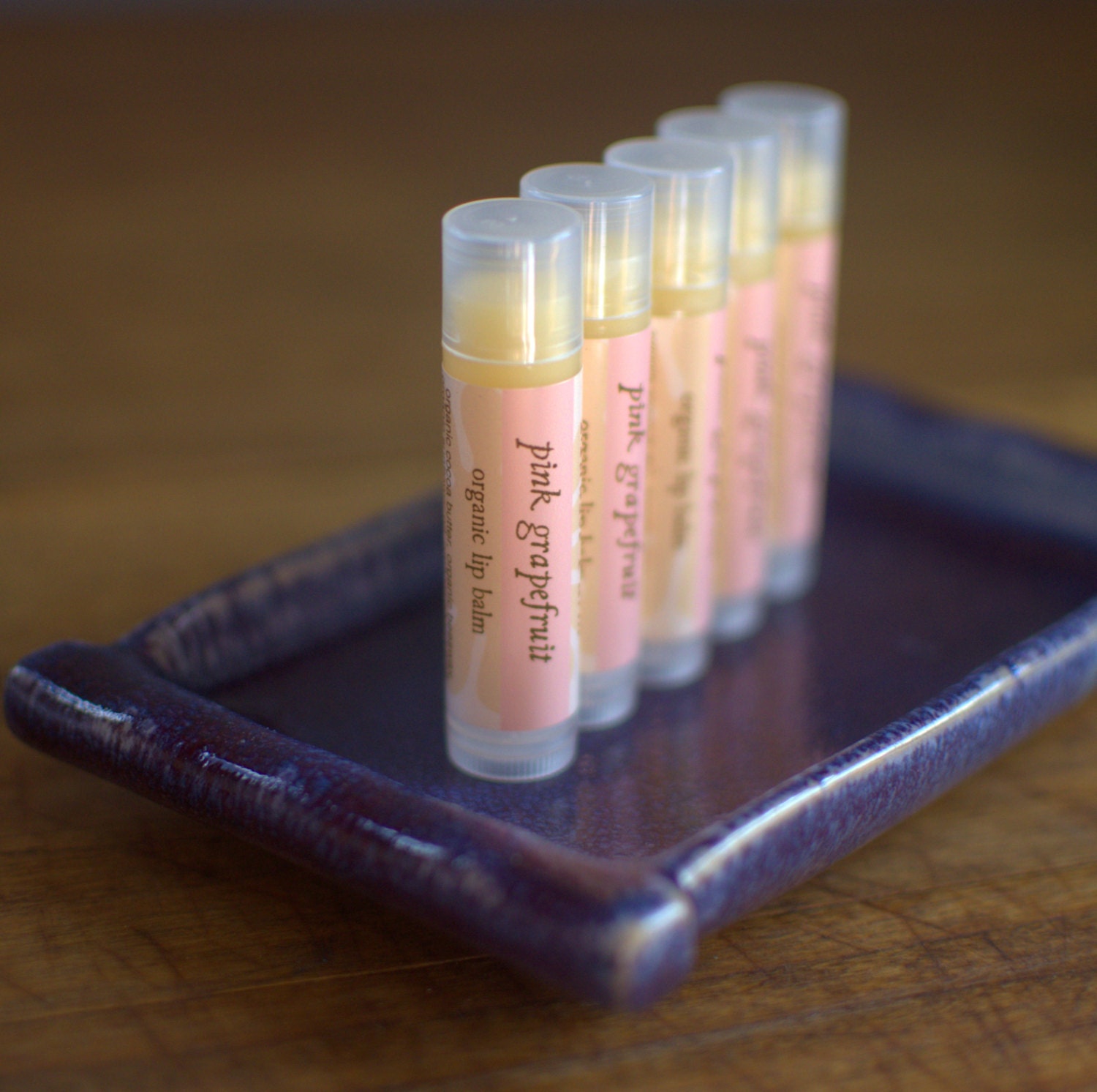 Pink Grapefruit - organic lip balm with essential oils