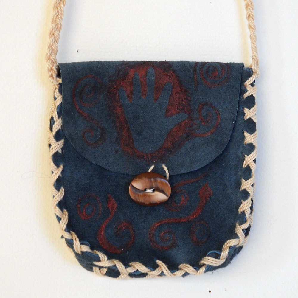 Spiral Hand Shaman Medicine Bag SALE