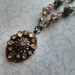 Antique Rhinestone Necklace Vintage Crystal Beads Art Deco Jewelry, Brixton, FREE SHIPPING by Maddie Lisee