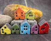 Lucky nr 7...Rustic Miniature Houses for Moss Terrariums or Pot Gardens
