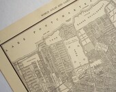 New Orleans 1939 city map, vintage street map