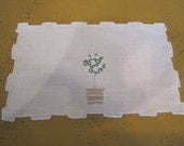 Vintage Marghab Topiary Cocktail napkins