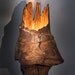 wall sconce, 8" tall, 4 watt lamp