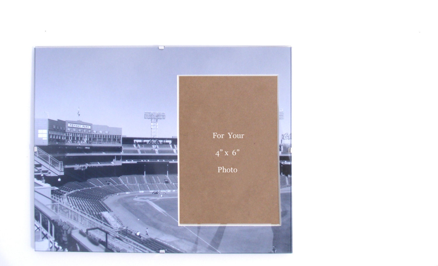 Fenway Park Decor Mat. Photo Mat. For your own Photo. Handmade by Calico City on etsy