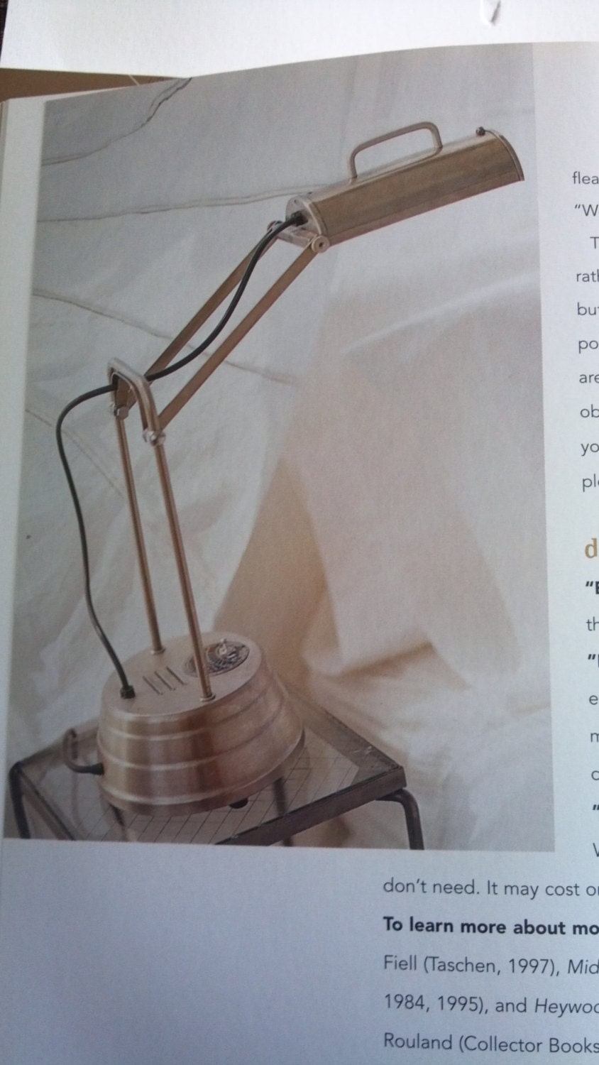 1930s retro designed industrial sun light lamp