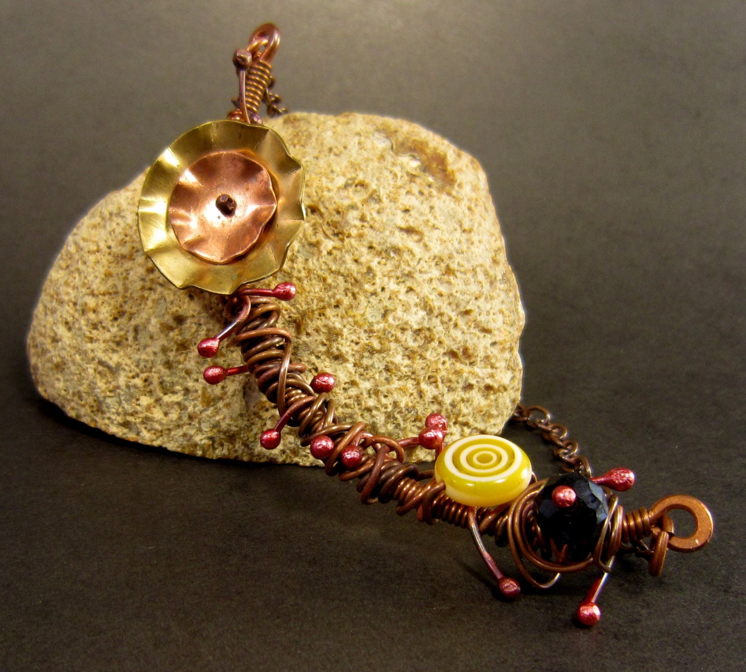 Twisted Copper Necklace