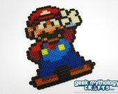 Nintendo Warios Woods Mario Perler Bead Sprite