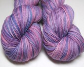 Sock Garden - Hand Dyed Yarn - Variegated in Pinks and Purples