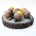 Needle Felted Acorns, Sunny Yellow and Tan, Like a Summer's Day - 10