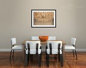 Fine Art Abstract Photograph. Golden Chandelier. Sparkles. Crystal. Celebration. 8x10 Print