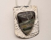 Sterling & Rhyolite Pendant