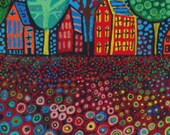 Modern Cross Stitch Kit 'Square Trees' By Heather Galler - Counted CrossStitch