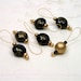 Stitch Markers Knitting Beaded Black M&M Knit Tool Knitting Accessory